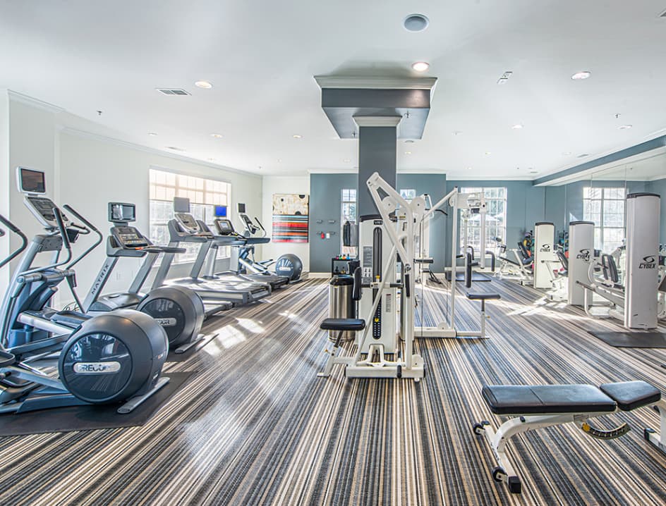 Fitness center at MAA Lenox luxury apartment homes in Atlanta, GA