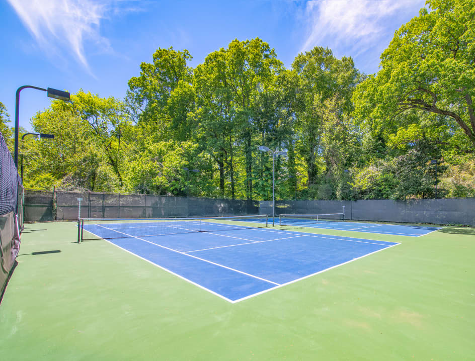 Tennis court at MAA Peachtree Hills Atlanta Ga