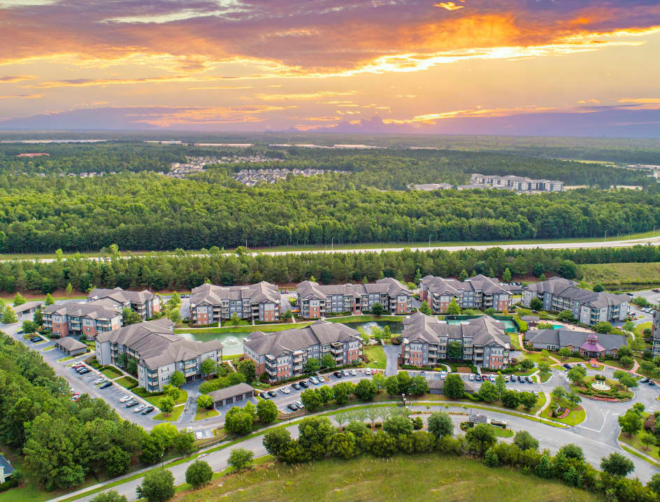 Grounds at Avala at Savannah Quarters luxury apartment homes in Savannah, GA