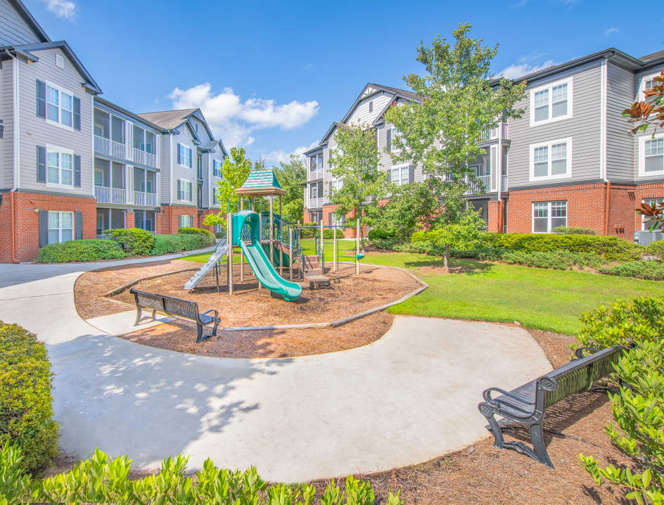 Playground at Colonial Grand at Godley Lake luxury apartment homes in Savannah, GA