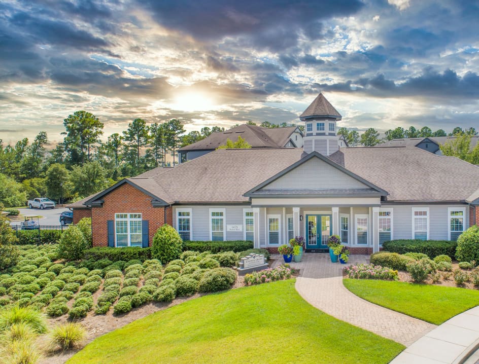 Leasing Office exterior at Colonial Grand at Godley Lake luxury apartment homes in Savannah, GA