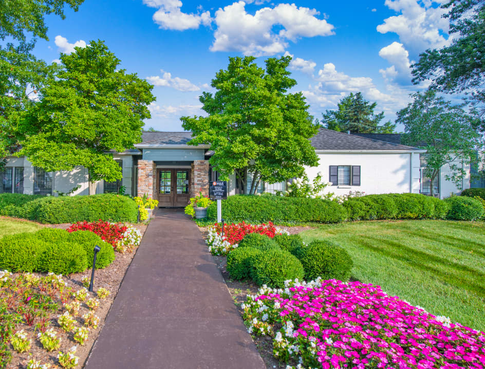 Leasing office at The Village luxury apartment homes in Lexington, KY