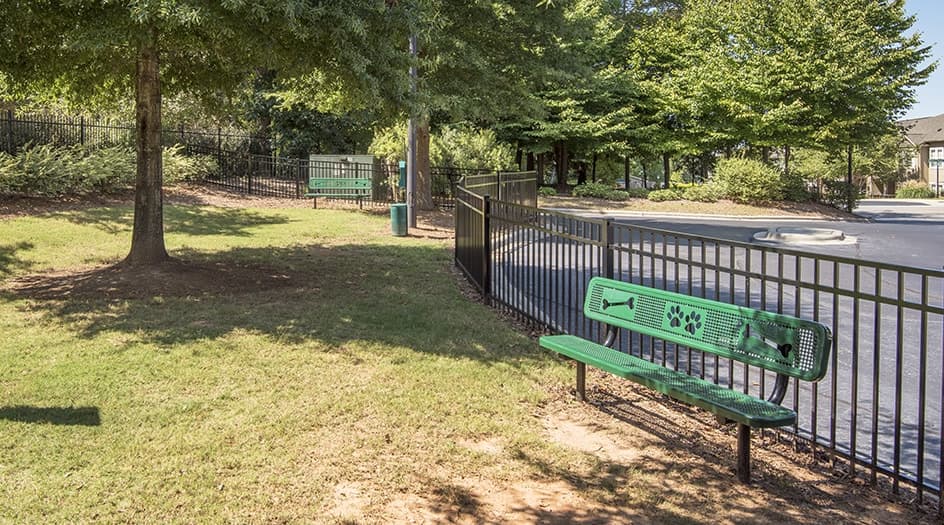 Dog Park 2 at Colonial Grand at University Center luxury apartment homes in Charlotte, NC