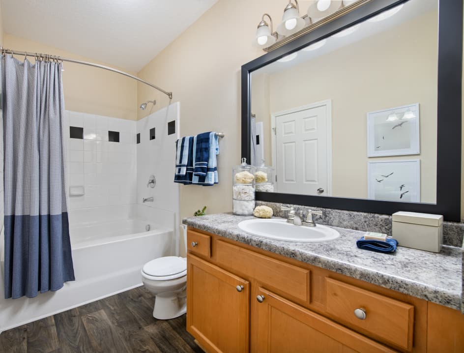 Bathroom at MAA Cornelius in Charlotte, NC