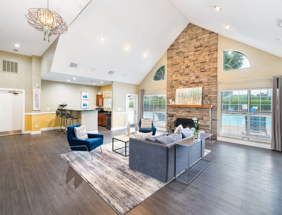 Clubhouse at MAA Fifty One luxury apartment homes in Charlotte, NC