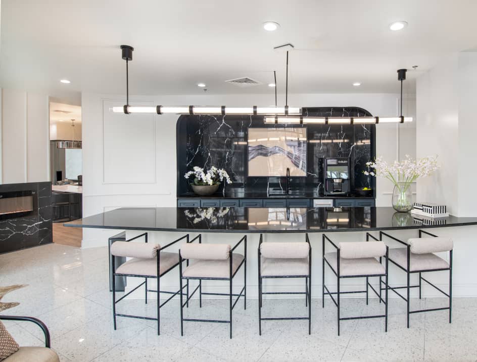 Resident lounge at MAA Gateway in Raleigh, NC