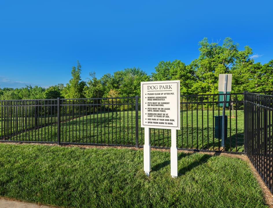 Dog Park at MAA Matthews Commons luxury apartment homes in Charlotte, NC