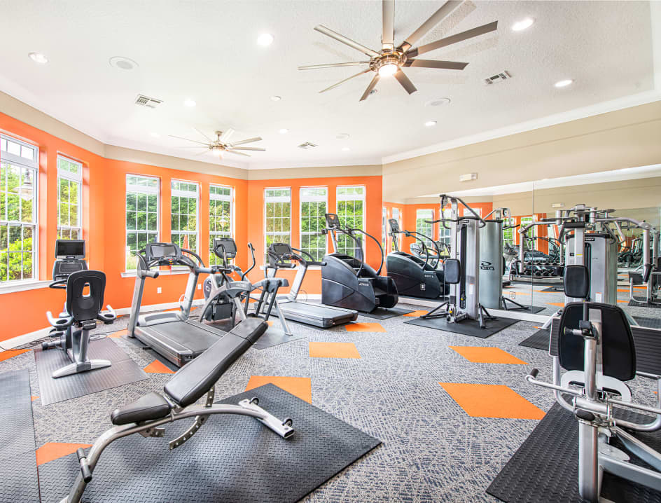 Fitness at MAA Prosperity Creek luxury apartment homes in Charlotte, NC