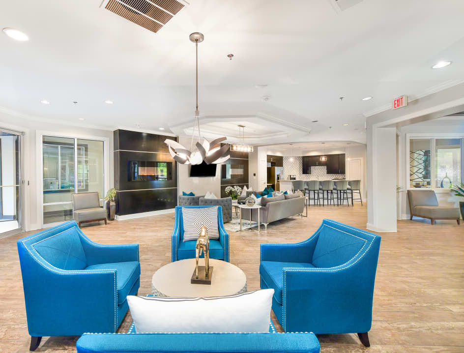 Clubhouse at MAA Reserve luxury apartment homes in Charlotte, NC
