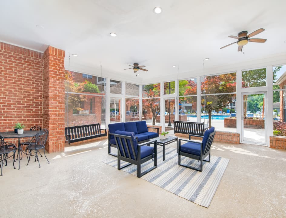 Patio at MAA Patterson in Durham, NC