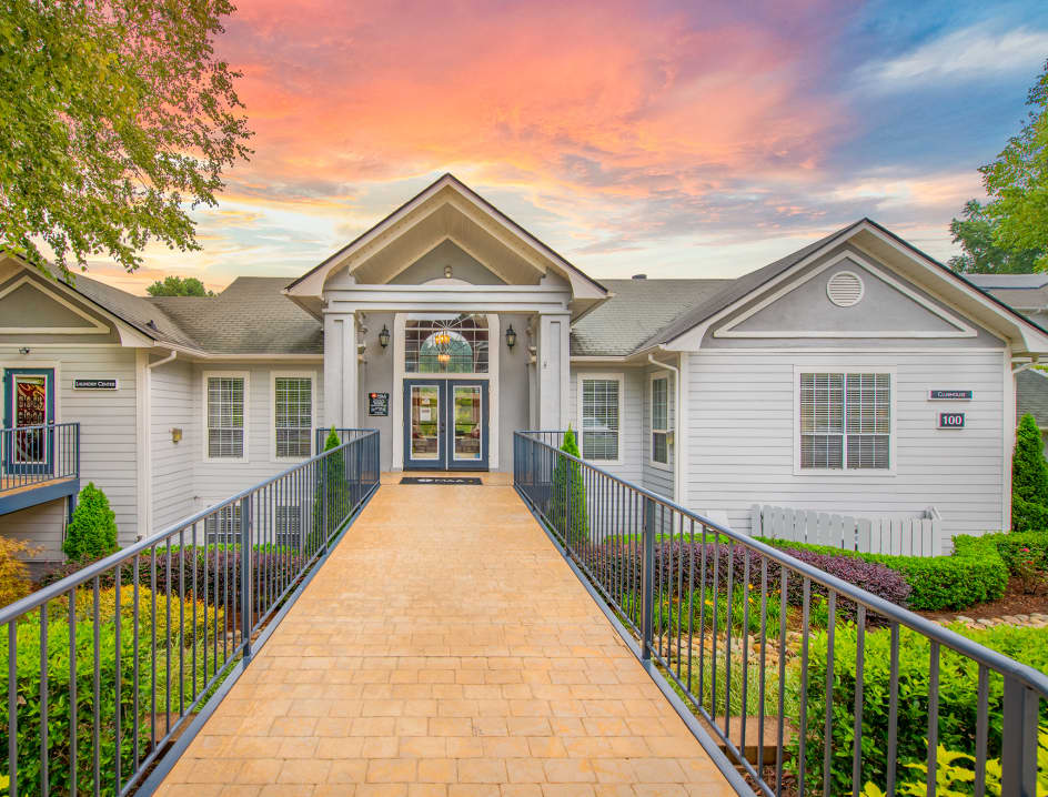 Leasing office at MAA Hermitage luxury apartment homes in Raleigh-Cary, NC