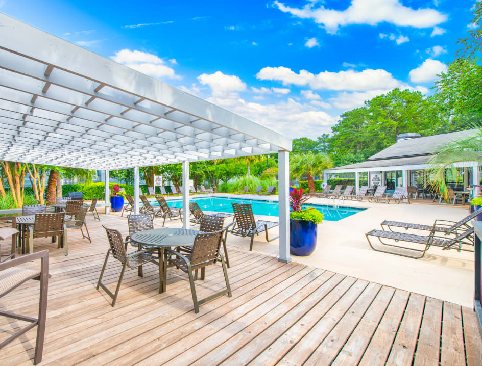 Pool at MAA Crowfield luxury apartment homes in Goose Creek, SC