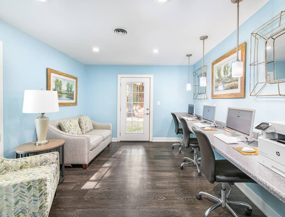 Business Center at MAA Westchase luxury apartment homes in Charleston, SC