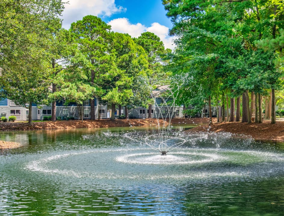 Fountain at Quarterdeck at James Island in Charleston, SC