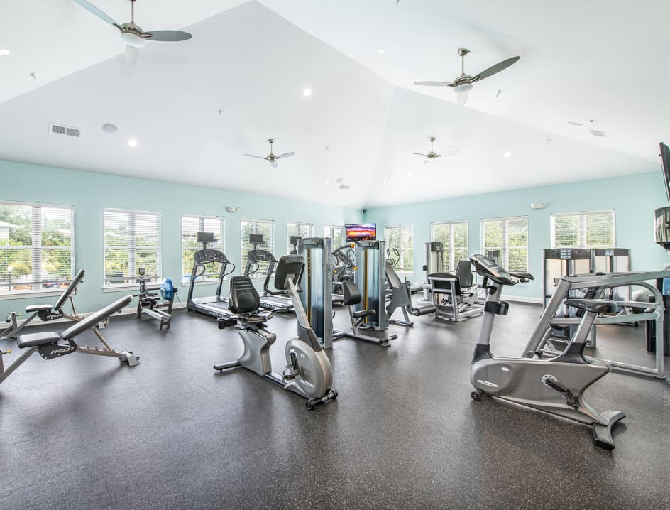 Fitness Center at River's Walk luxury apartment homes in Mt. Pleasant, SC