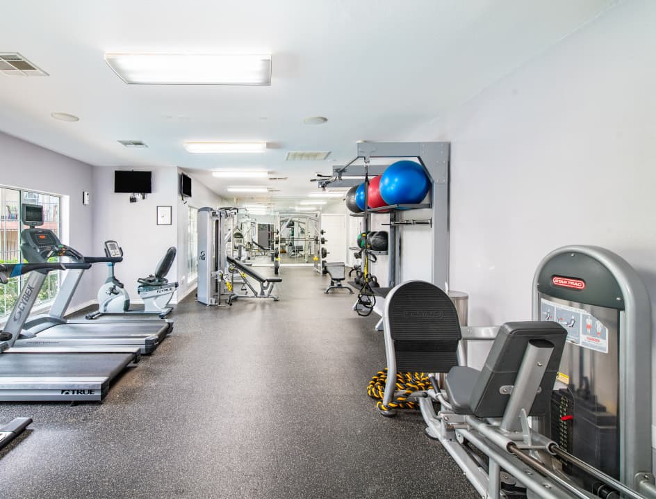 Fitness center at MAA Sierra Vista luxury apartment homes in Austin, TX