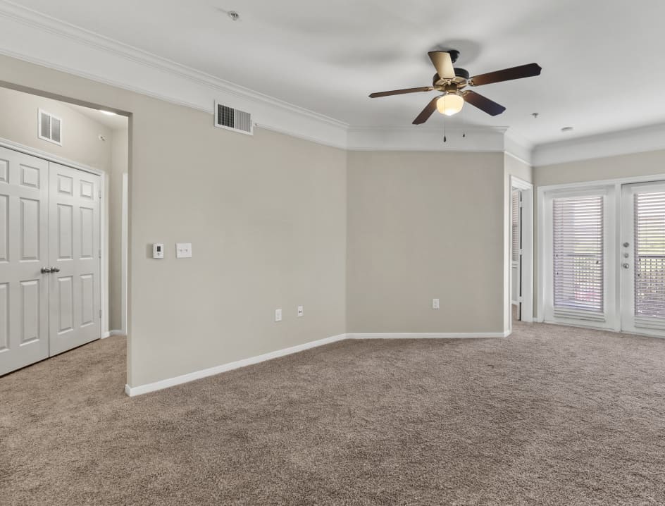 Living room at MAA Fairview luxury apartment homes in Dallas, TX