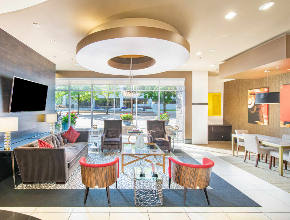 Clubhouse at MAA Katy Trail luxury apartment homes in Dallas, TX