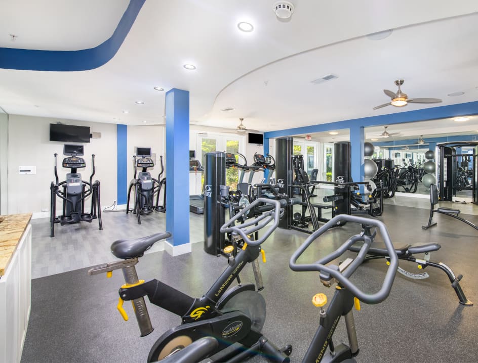 Fitness Center at MAA Medical District luxury apartment homes in Dallas, TX