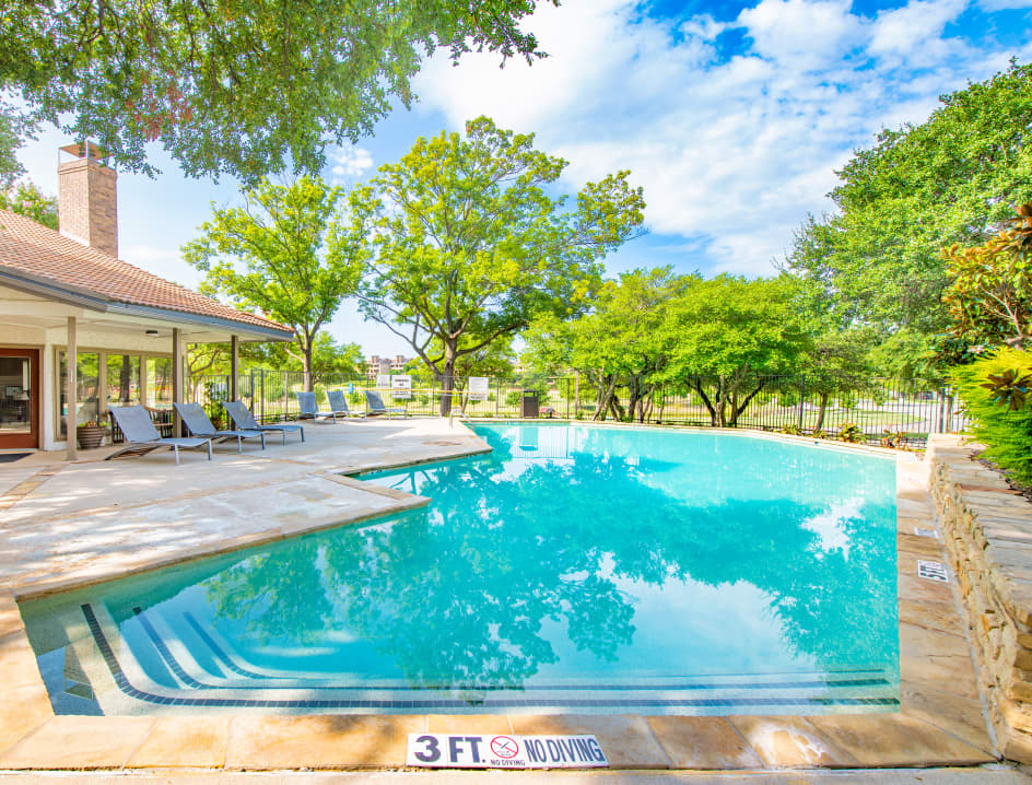 Pool at MAA Remington Hills luxury apartment homes in Irving, TX