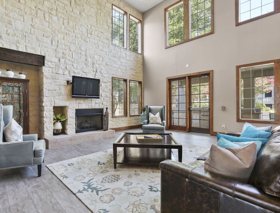 Clubhouse at Venue at Stonebridge Ranch luxury apartment homes in McKinney, TX