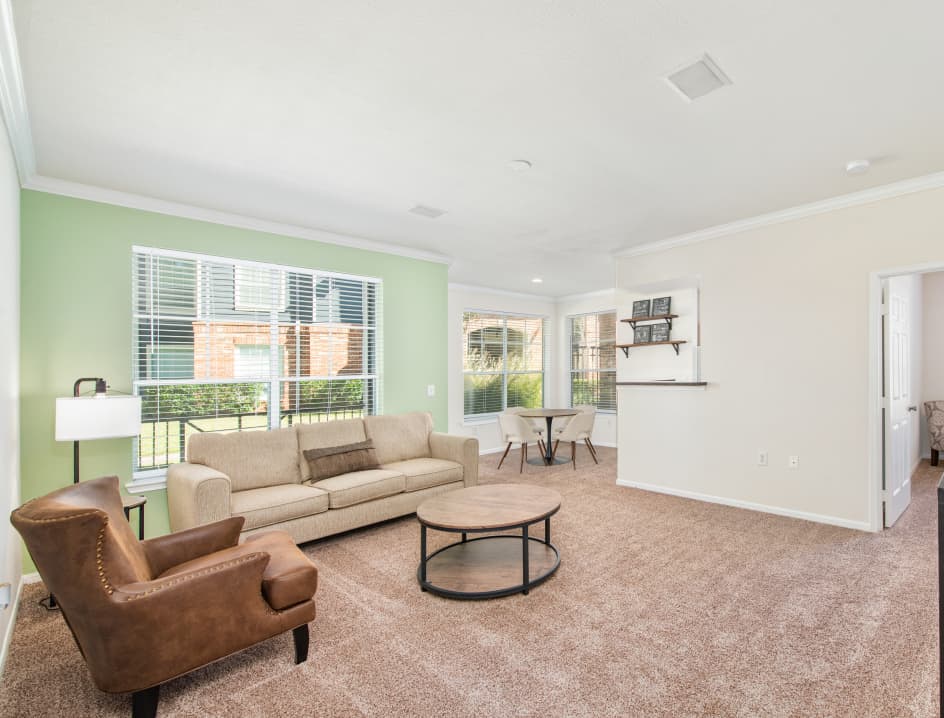Living Room at MAA Kirkwood in Houston, TX