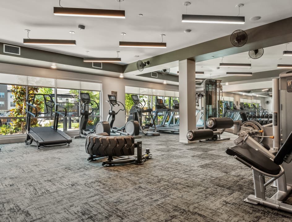 Fitness Center at MAA Park Point in Houston, TX