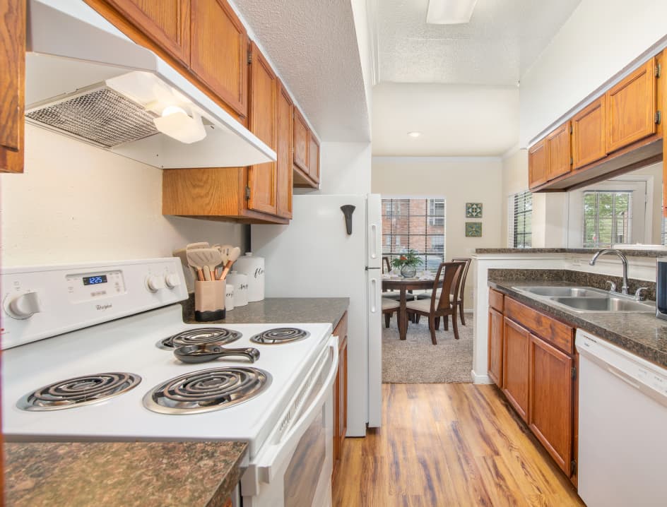 Kitchen at MAA Valleywood in Houston, TX