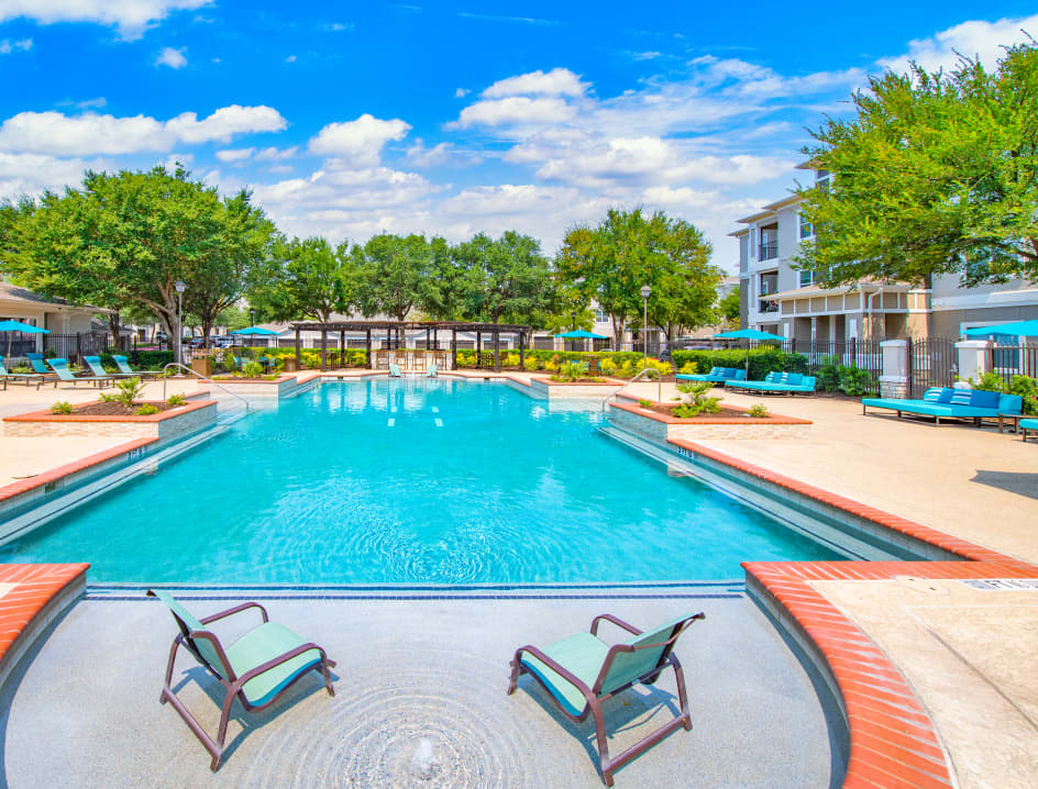 Pool at Haven at Blanco luxury apartment homes in San Antonio, TX