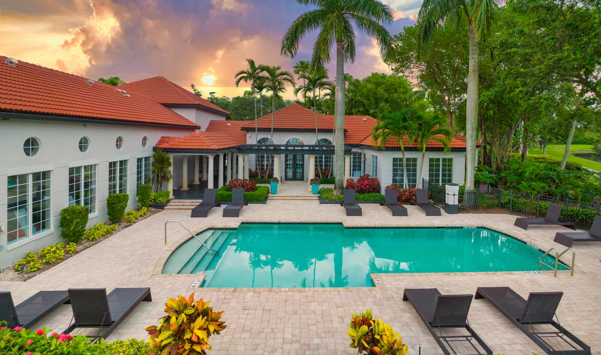 Aerial Pool View at MAA Coral Springs in Coral Springs, FL