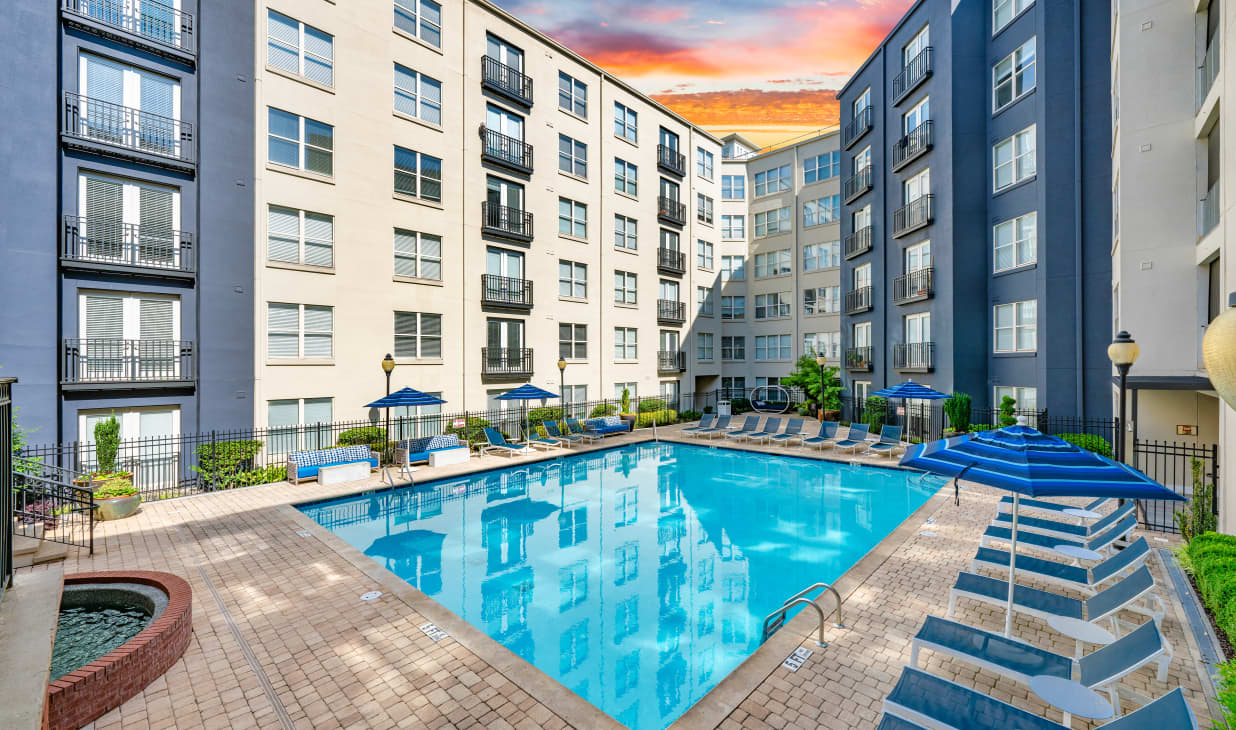 Pool at MAA Buckhead luxury apartment homes in Atlanta, GA