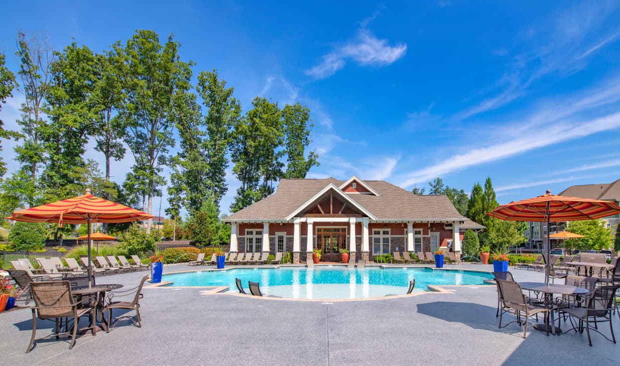 Pool at MAA West Creek luxury apartment homes in Richmond, VA