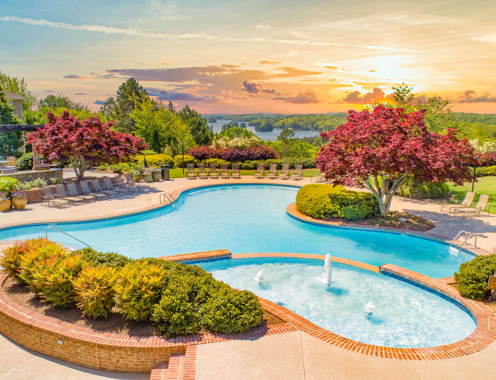 Pool at MAA Lake Lanier luxury apartment homes in Gainesville, GA