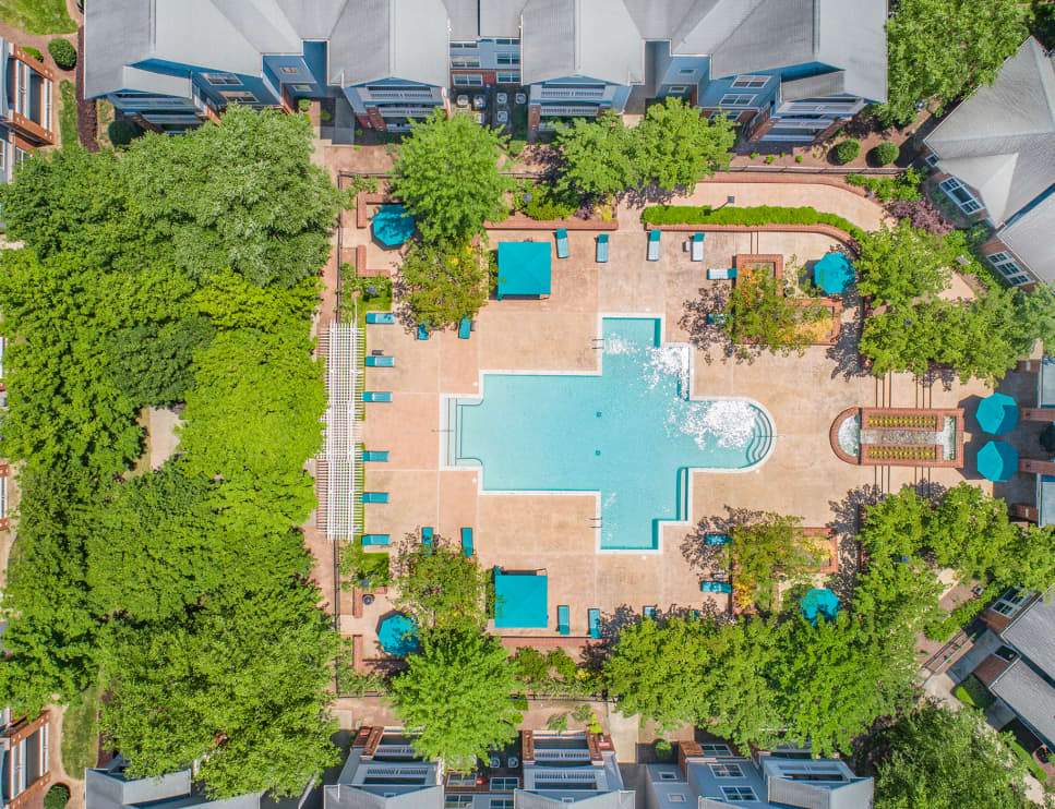 Pool at MAA Research Park luxury apartment homes in Durham, NC
