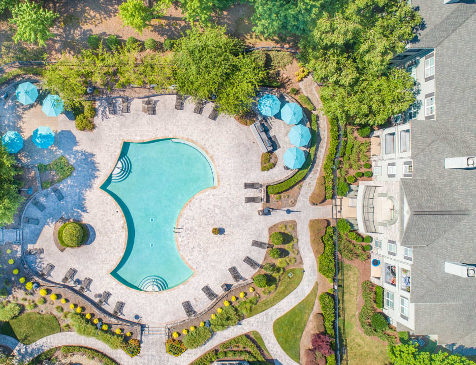 Pool at MAA Arringdon luxury apartment homes in Morrisville, NC