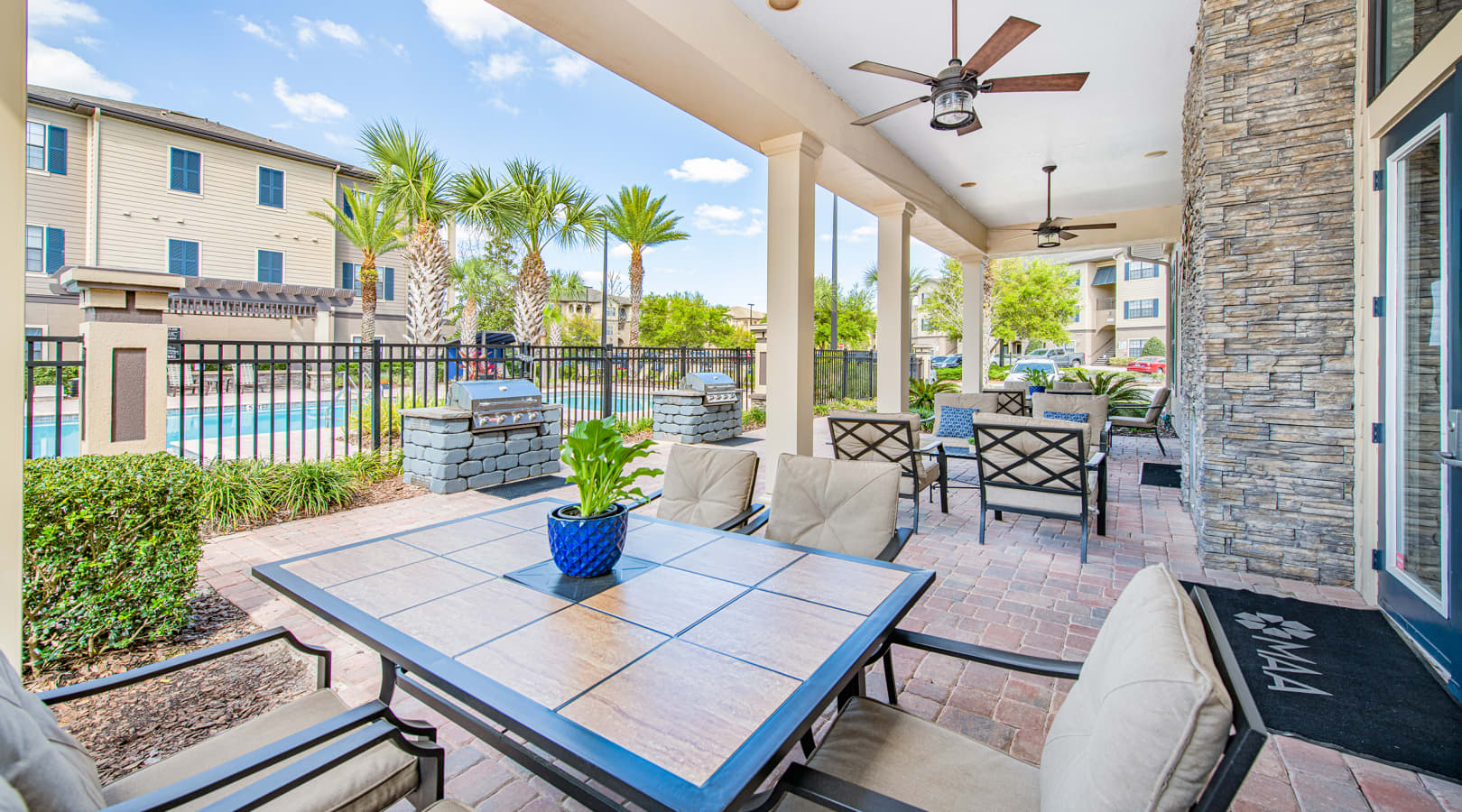 Pool at The Retreat at Magnolia Parke luxury apartment homes in Gainesville, FL
