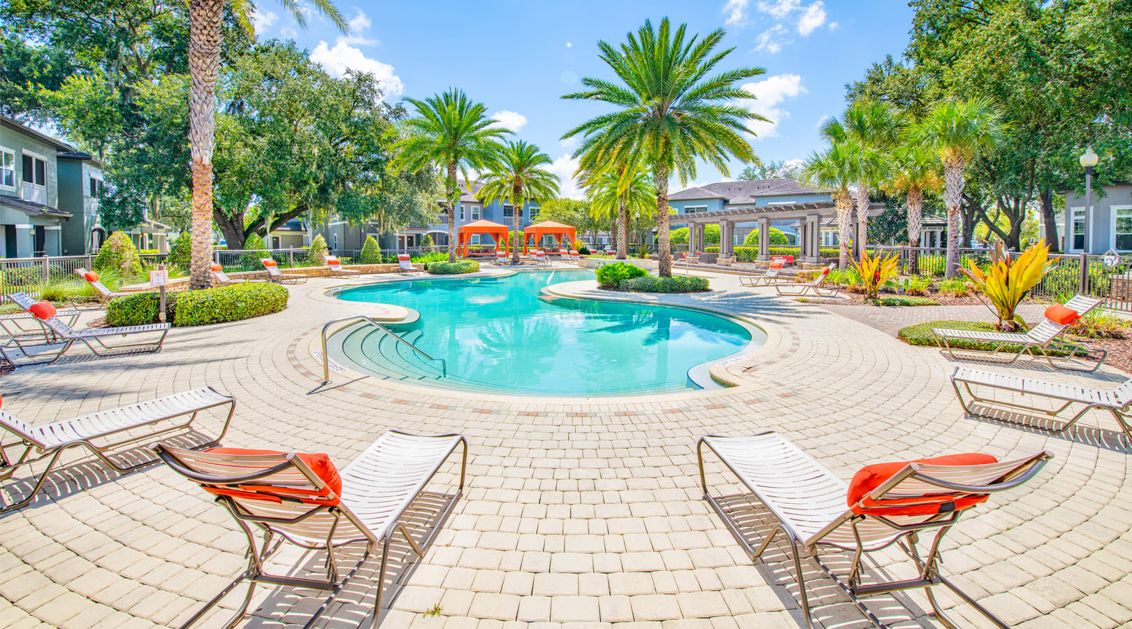 Pool at MAA Lake Mary luxury apartment homes in Orlando, FL