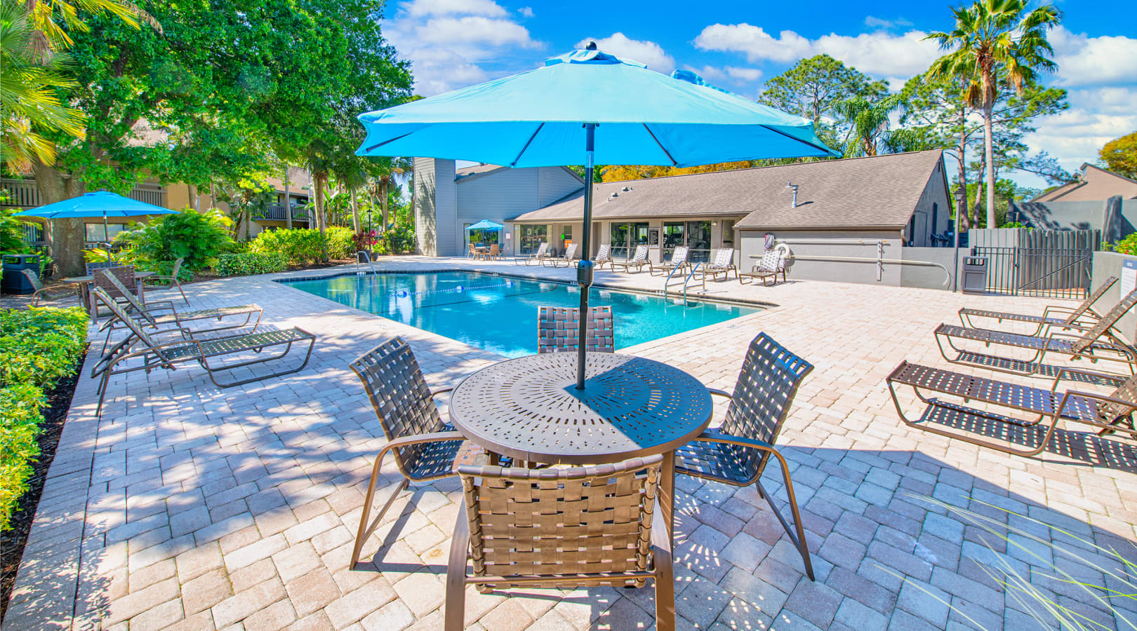Pool at The Links at Carrollwood luxury apartment homes in Tampa, FL
