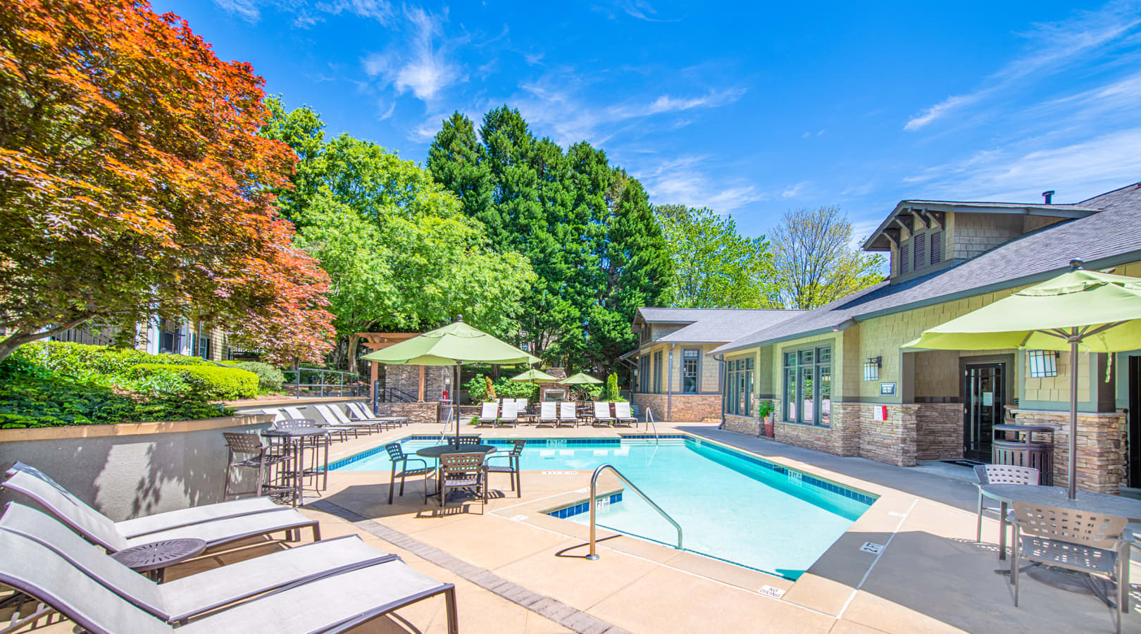 Pool at MAA Peachtree Hills luxury apartment homes in Atlanta, GA