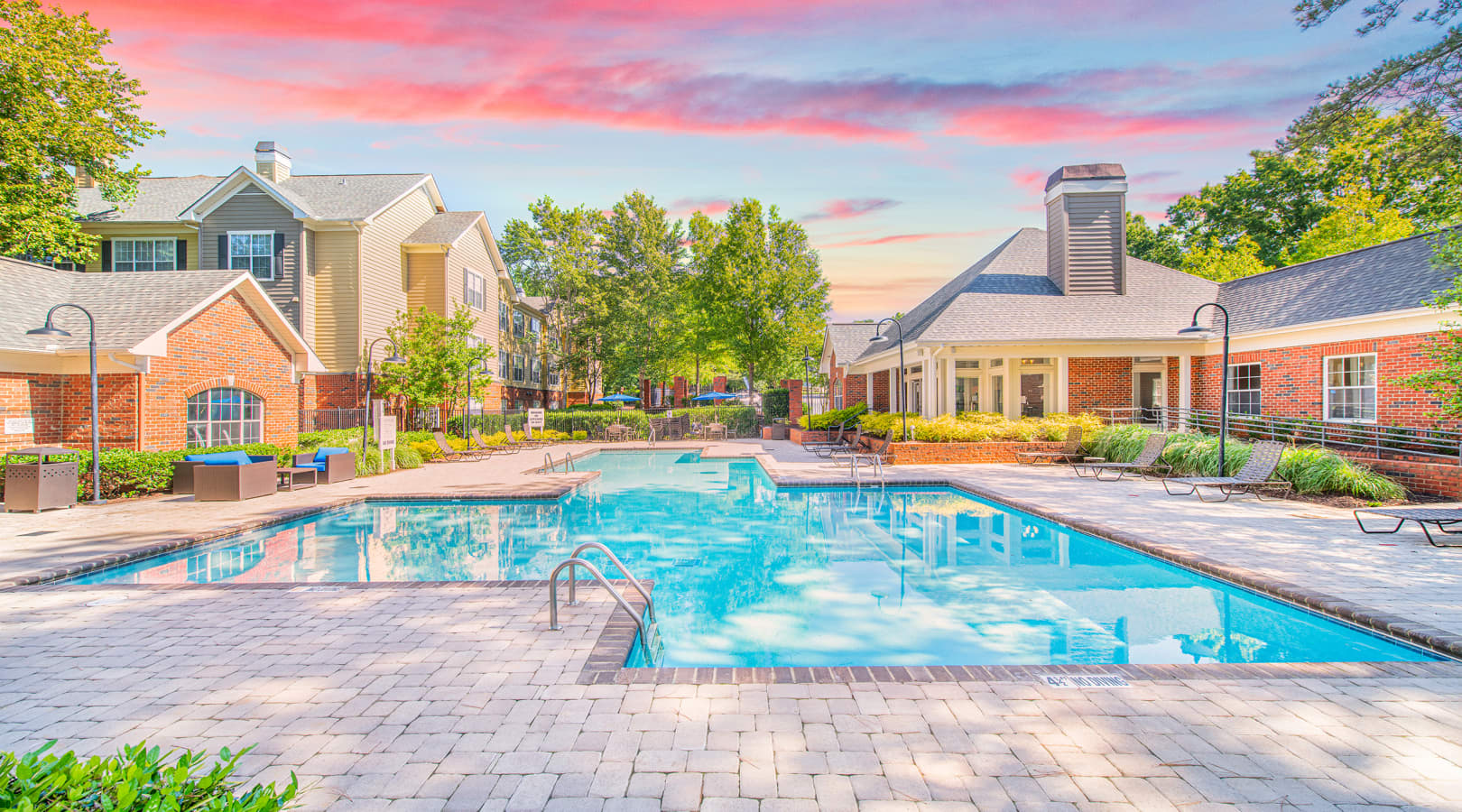 Pool at MAA Crabtree Valley luxury apartment homes in Raleigh, NC