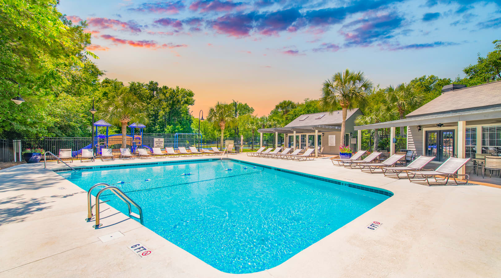 Pool 2 at Colonial Village at Water's Edge luxury apartment homes in Charleston, SC