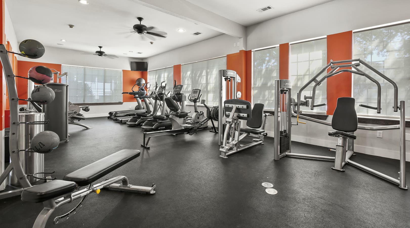 Fitness center at Venue at Stonebridge Ranch luxury apartment homes in McKinney, TX