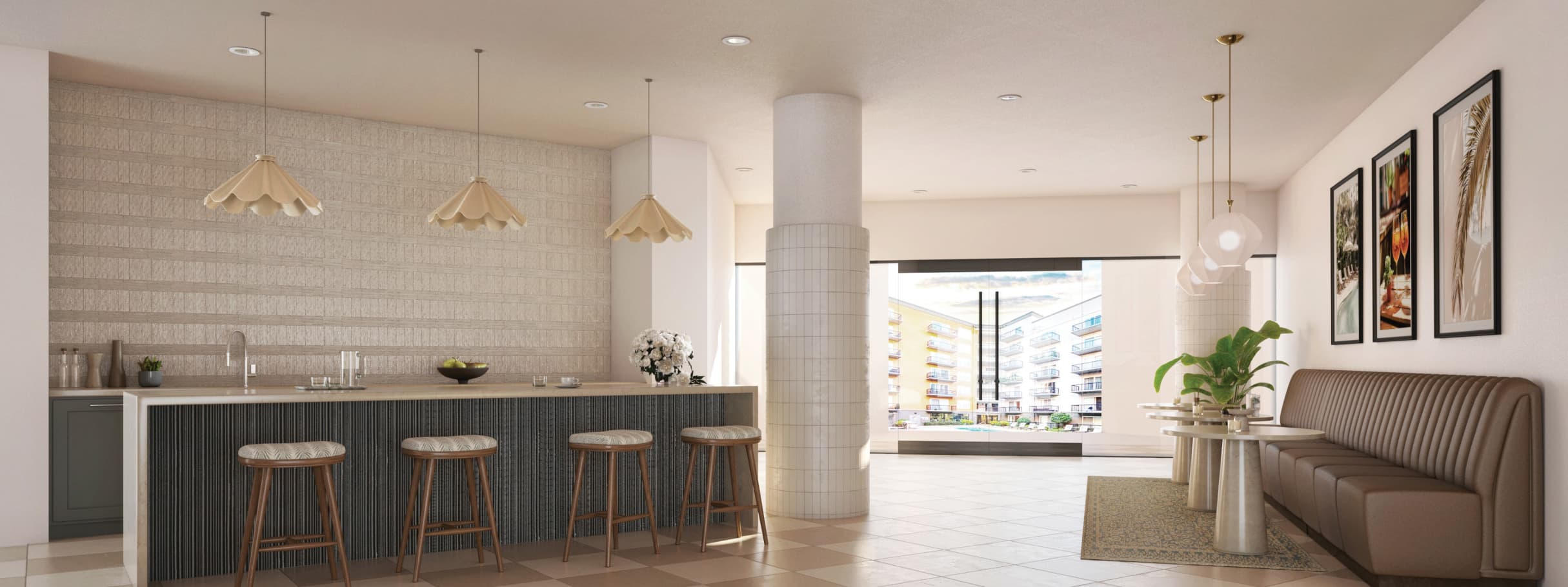 Leasing office at MAA Hue luxury apartment homes in Raleigh, NC