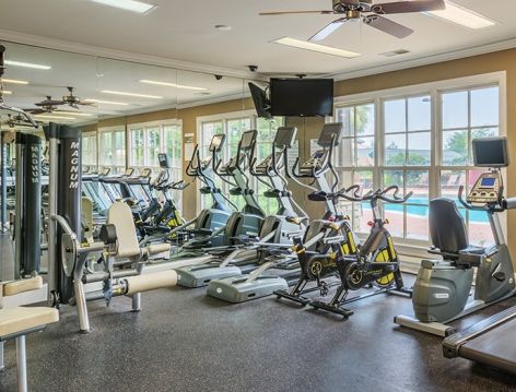 Fitness Center at Verandas at Southwood luxury apartment homes in Tallahassee, FL