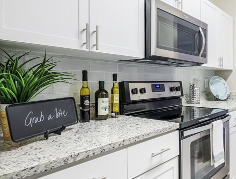 Kitchen 1 at Post Hyde Park luxury apartment homes in Tampa, FL