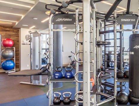 Gym 2 at Post Midtown luxury apartment homes in Atlanta, GA