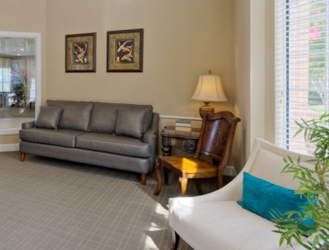 Business Center at Colonial Village at Matthews luxury apartment homes in Charlotte, NC
