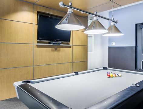 Billiards Table at Post South End luxury apartment homes in Charlotte, NC