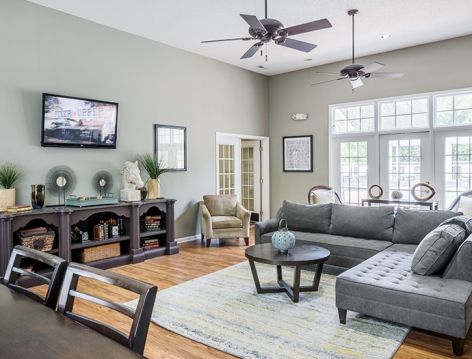 Lobby 2 at Colonial Grand at Trinity Commons luxury apartment homes in Raleigh, NC