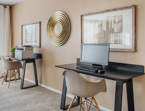 Business Center at Steeplechase luxury apartment homes in Chattanooga, TN
